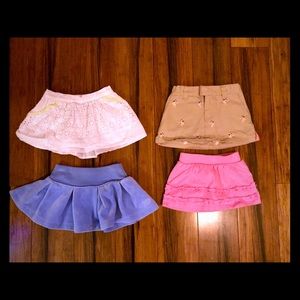 Baby girl skirt lot